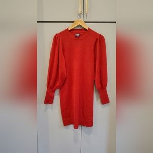 Red Sweater Dress